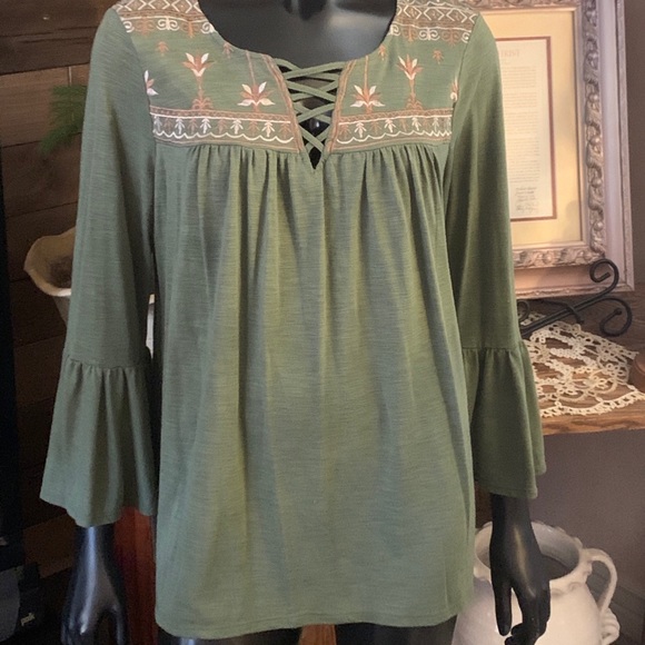 faded glory peasant top